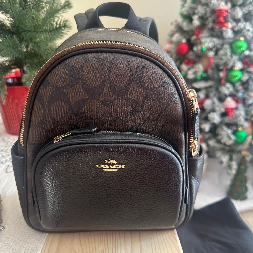 Coach Black and brown Backpack